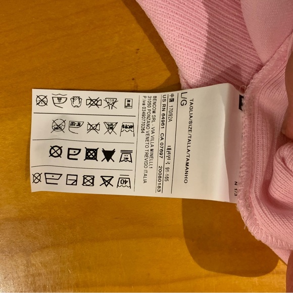NWOT pink Benetton sweater - never worn. - Picture 6 of 6
